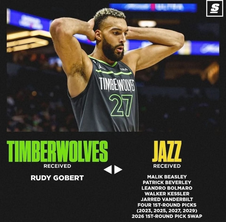 戈贝尔关键攻防锁定胜局 森林狼十换一交易再成焦点