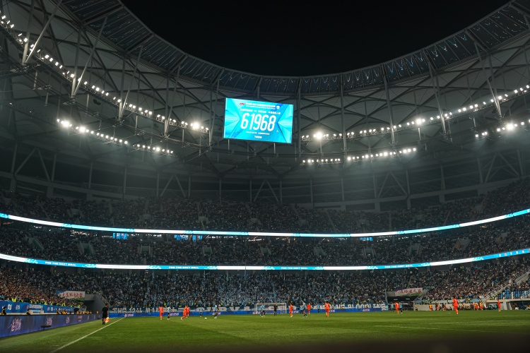 中超第8轮总上座306334人再破历史纪录，场均38292人