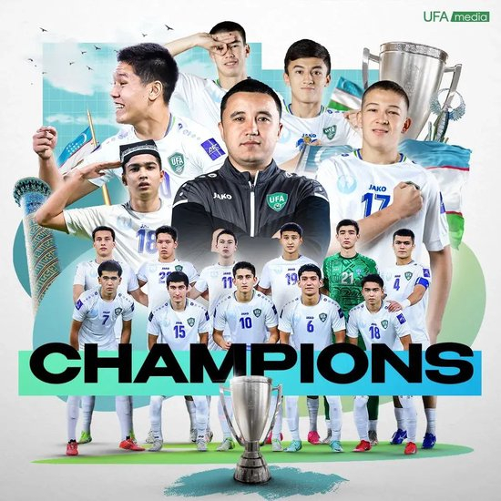 9人作战2-0胜沙特,乌兹别克U17亚洲杯夺冠,三年三线突破青训成果 9人作战2-0胜沙特,乌兹别克U17亚洲杯夺冠,三年三线突破青训成果